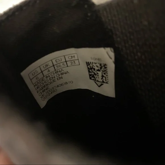 Toms Esme Iron Grey Suede & Jacquard Boots Women’s 6 Like New - Picture 13 of 14